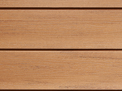 18x103 mm NATURinFORM WPC Fassadenprofil, "Die Gestaltende XL", mit Holzmaserung, leicht gebürstet, eichenbraun, Deckmaß: 99mm