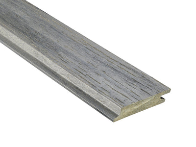 18×103mm NATURinFORM WPC Fassadenprofil, "Die Gestaltende XL", mit Holzmaserung, leicht gebürstet, graphitgrau, Deckmaß: 99mm
