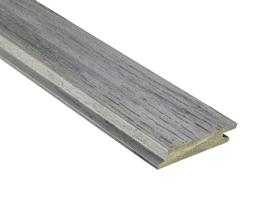 18x103 mm NATURinFORM WPC Fassadenprofil, "Die Gestaltende XL", mit Holzmaserung, leicht gebürstet, graphitgrau, Deckmaß: 99mm