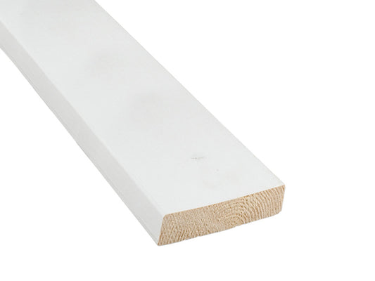 Fichte Glattkantbretter, 21,5x95 mm, KD, weiß grundiert