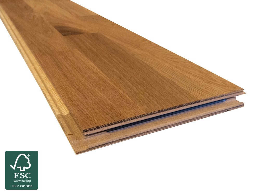 KAHRS Parkett "Eiche Shipplank" Markant, naturgeölt, schwarz gespachtelt, leicht gebürstet, 14×207×2200mm (VE 3,18 qm)