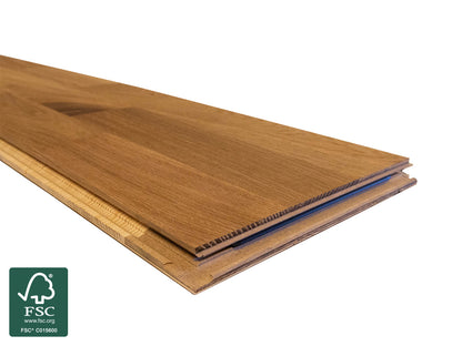 KAHRS Parkett "Eiche Shipplank" Markant, naturgeölt, schwarz gespachtelt, leicht gebürstet, 14×207×2200mm (VE 3,18 qm)