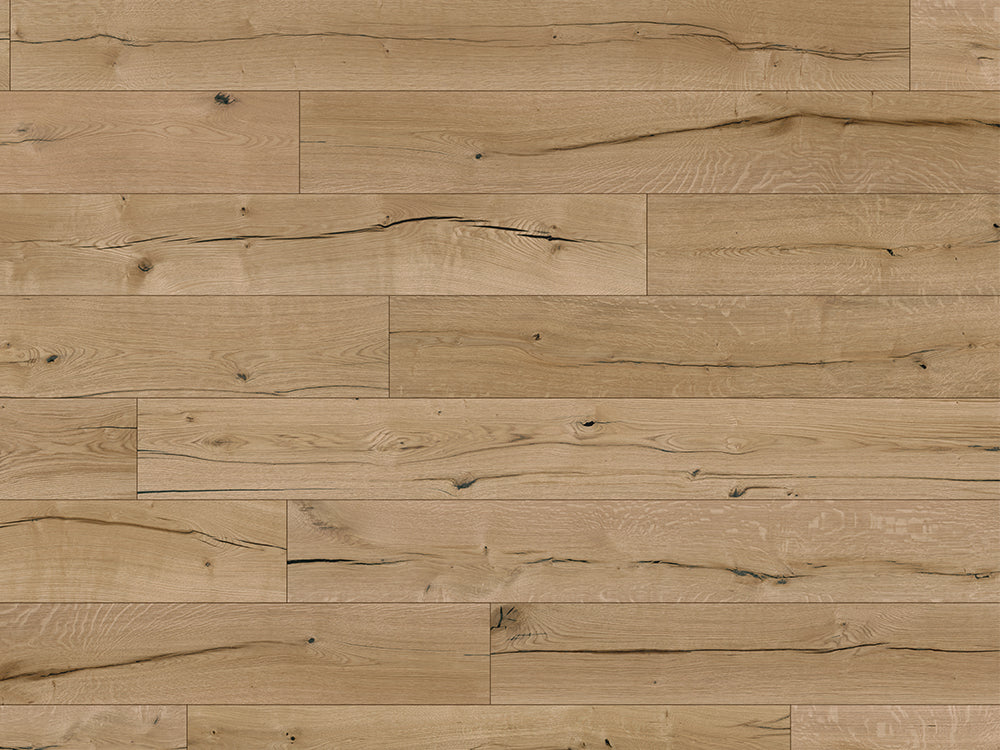 KAHRS Parkett Eiche XL "Homestead" Rustikal, naturgeölt, gebürstet, Klick, 15/4x260x2200 mm, 3,432 m² / VE