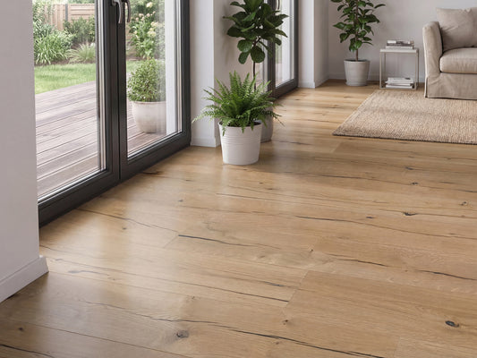 KAHRS Parkett Eiche XXL "Homestead" Rustikal, naturgeölt, gebürstet, Klick, 15/4x300x2200 mm, 2,640 m² / VE