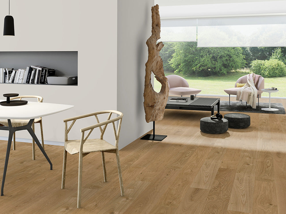 KAHRS Parkett Eiche "Upscale" Natur, naturgeölt, gebürstet, Nut & Feder, 14/3×190×1900mm, 1 Paket = 2,890 m² – Bild 5