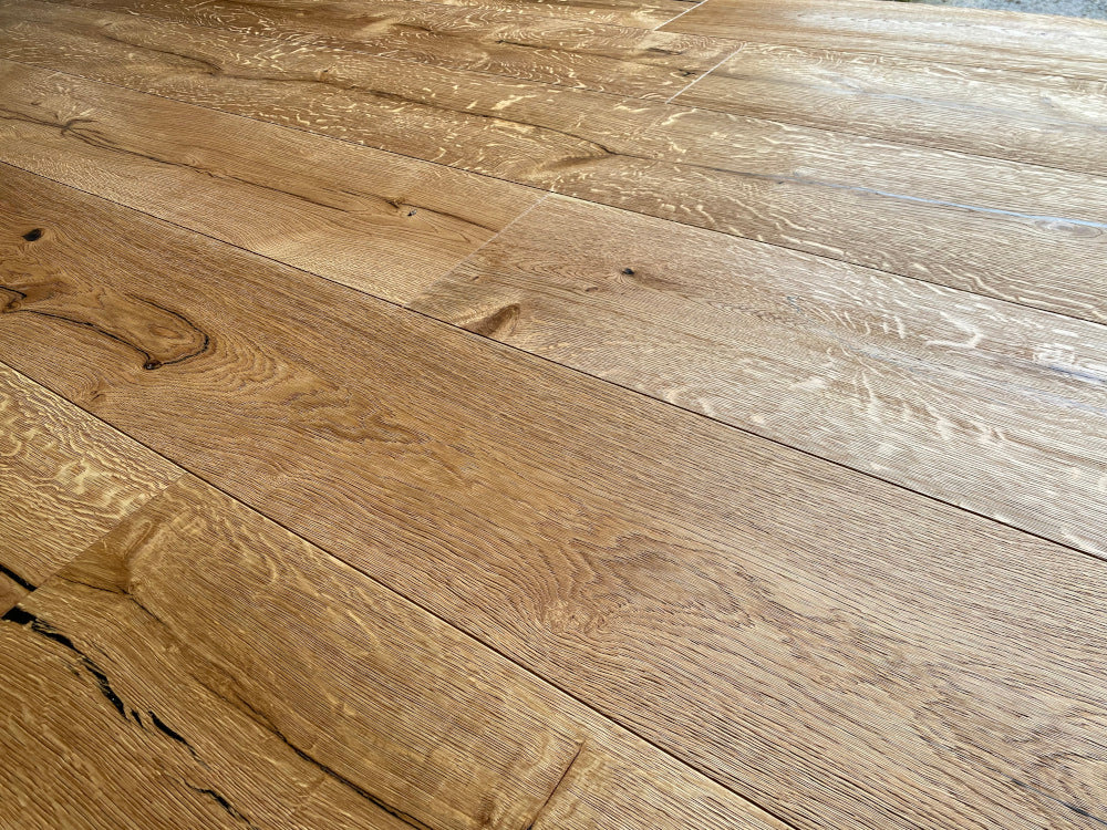 KAHRS Parkett Eiche XL "Wild Brush" Rustikal, naturgeölt, tief gebürstet, Klick, 15/4×260×2200mm, 1 Paket = 3,432 m²