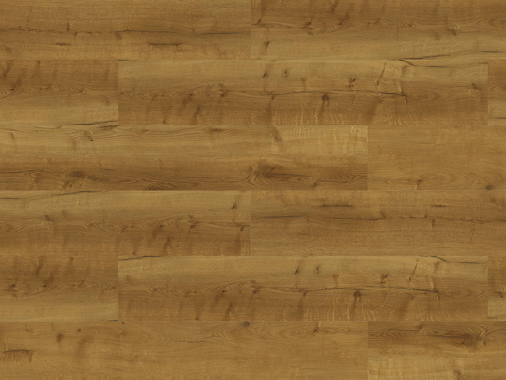 Designboden "Grand Solid" Rigid SPC, 6x240x1524mm, Eiche Natur, inkl. 1,0mm Kork-Trittschall, 2,19 m² / VE