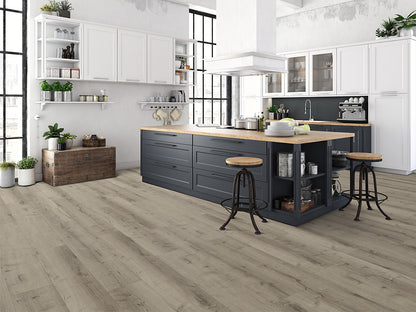 Designboden "Grand Solid" Rigid SPC, 6×240×1524mm, Eiche Grau, inkl. 1,0mm Kork-Trittschall, 2,19 m² / VE – Bild 7