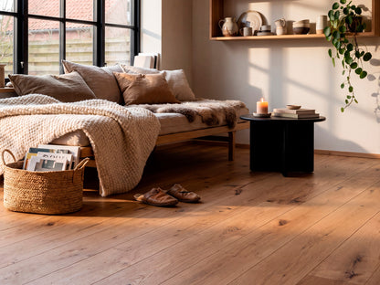KAHRS Parkett Eiche L "Rustica" Rustikal, naturgeölt, gebürstet, Klick, 15/4x190x2200 mm, 1 Paket = 3,344 m²