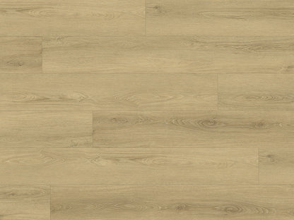 Hybridboden "Silent Step" LVT+EPC, 7,5x229x1830mm Eiche Beige, inkl. 1,5 mm Kork-Trittschall, Nutzschicht 0,55 mm, Nutzungsklasse 23/33, 2,51 m² / VE