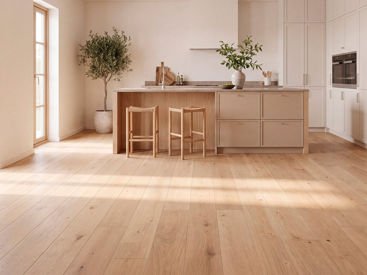 KAHRS Parkett Eiche XL "Timeless" Naturell, naturgeölt, gebürstet, Klick, 15/4x260x2200 mm, 2,288 m² / VE
