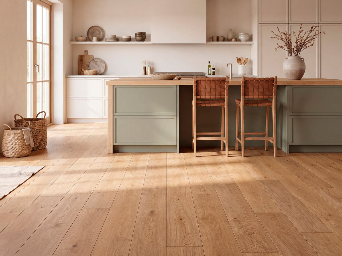 KAHRS Parkett Eiche XL "Timeless" Naturell, naturgeölt, gebürstet, Klick, 15/4x260x2200 mm, 2,288 m² / VE