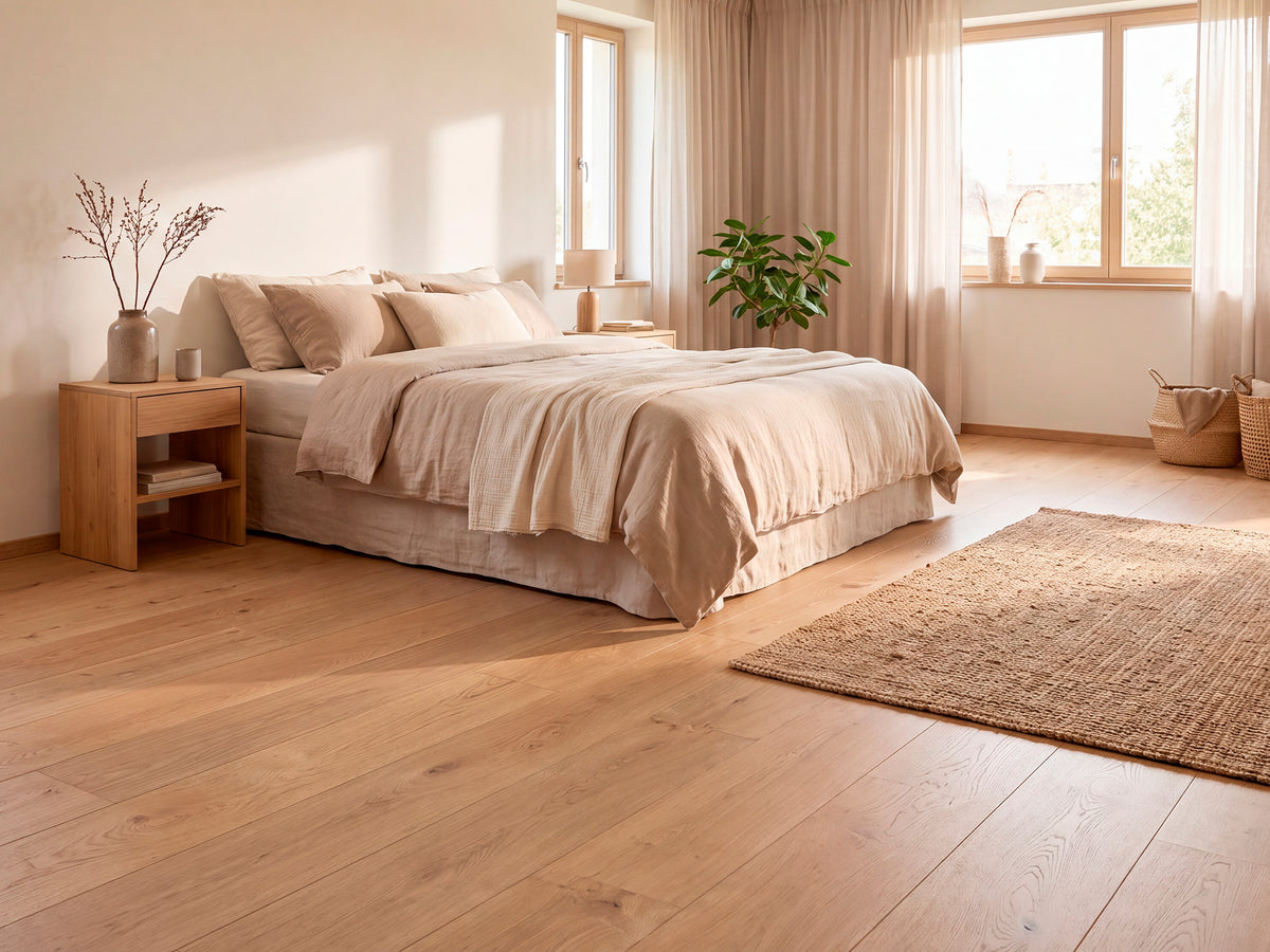 KAHRS Parkett Eiche XL "Timeless" Naturell, naturgeölt, gebürstet, Klick, 15/4x260x2200 mm, 2,288 m² / VE