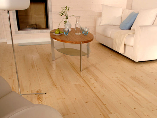 Fichte Massivholzdielen, 21x144 mm, Rustikal, rundum Nut & Feder, mit Microfase Deckbreite 132 mm