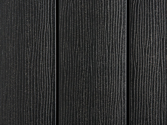 19x140 mm "Die Smarte", WPC, anthrazit, geprägte Oberfläche, ungebürstet