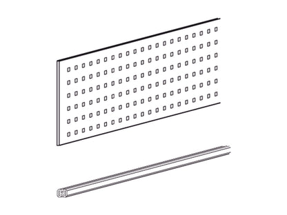 Fenstermodul aus Edelstahl für "Der Effektive" mit passendem Adapterprofil in Braun