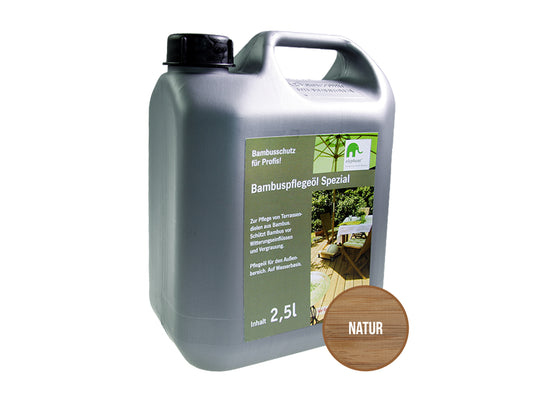 elephant Bambus-Pflegeöl "Spezial" 2,5 L natur, für CoBAM®-Terrassendielen