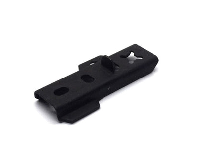 KAHRS Dila Schwarz 2/17 Terrassendielenverbinder mit 200 Clips & passenden Schrauben, aus rostfreiem V2A-Edelstahl, Aufbau 6mm