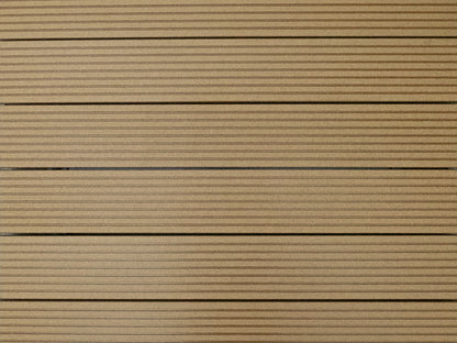 KAHRS WPC Terrassendielen, 20×140mm, Massiv, Teak, Grob/Strukturiert