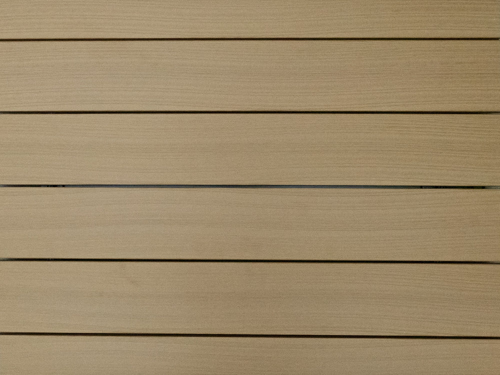 KAHRS WPC Terrassendielen, 20×140mm, Massiv, Teak, Grob/Strukturiert