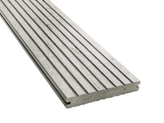 KAHRS WPC Terrassendielen, 20x140 mm, Massiv, Steingrau, Gro