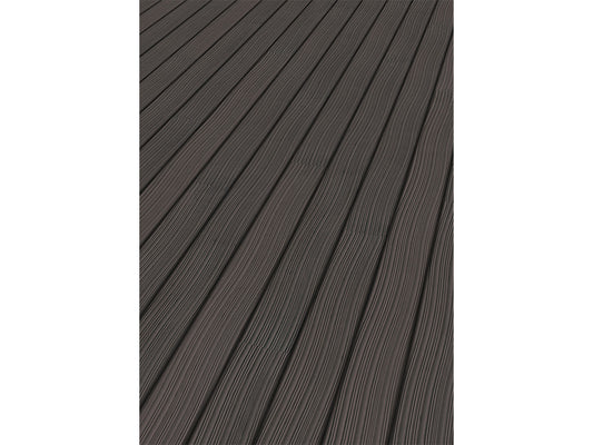 KAHRS WPC Terrassendielen, 20x140 mm, Massiv, Anthrazit, Grob/Strukturiert