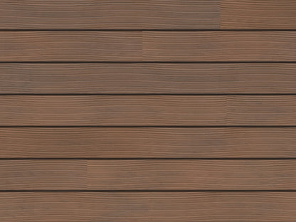 KAHRS WPC Terrassendielen, 20x200 mm, Massiv XL, Herbstbraun, Grob/Strukturiert