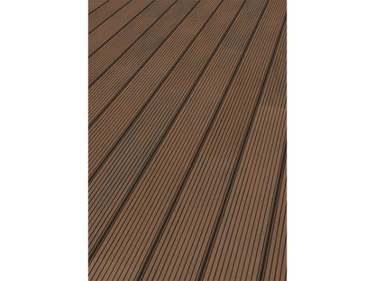 KAHRS WPC Terrassendielen, 20x200 mm, Massiv XL, Herbstbraun, Grob/Strukturiert