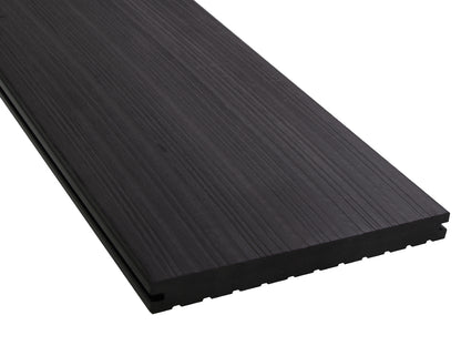 KAHRS WPC Terrassendielen, 20×200mm, Massiv XL, Anthrazit, Grob/Strukturiert