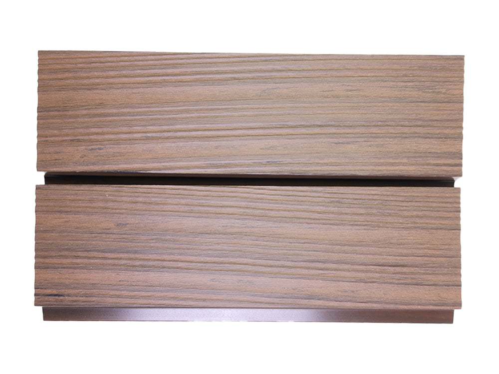 KAHRS WPC Rhombusleiste, 18×100mm, Massiv, Herbstbraun, strukturiert – Bild 17