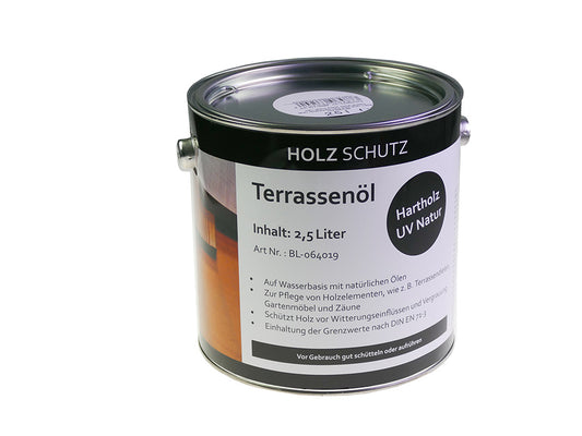 KAHRS Terrassenöl, 2,50 Liter Farbton: Hartholz UV Natur