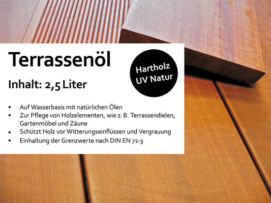 KAHRS Terrassenöl, 2,50 Liter Farbton: Hartholz UV Natur – Bild 2