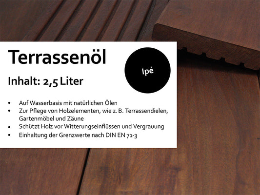KAHRS Terrassenöl, 2,50 Liter Farbton: Ipe – Bild 2
