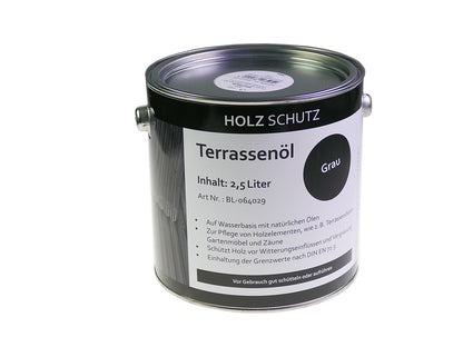 KAHRS Terrassenöl, 2,50 Liter Farbton: Grau