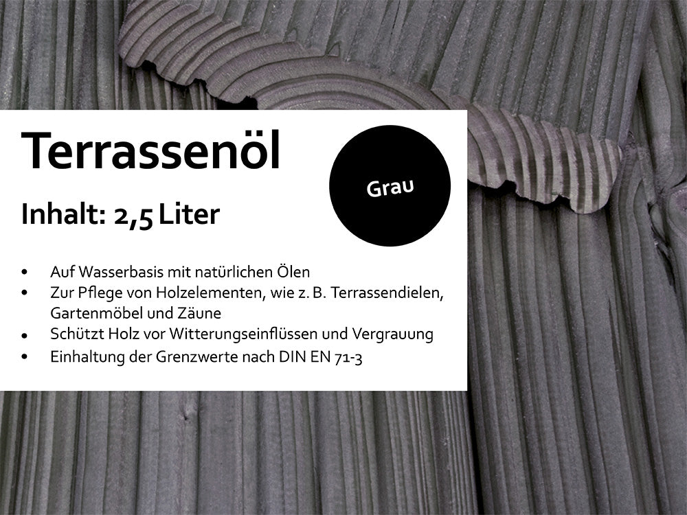 KAHRS Terrassenöl, 2,50 Liter Farbton: Grau