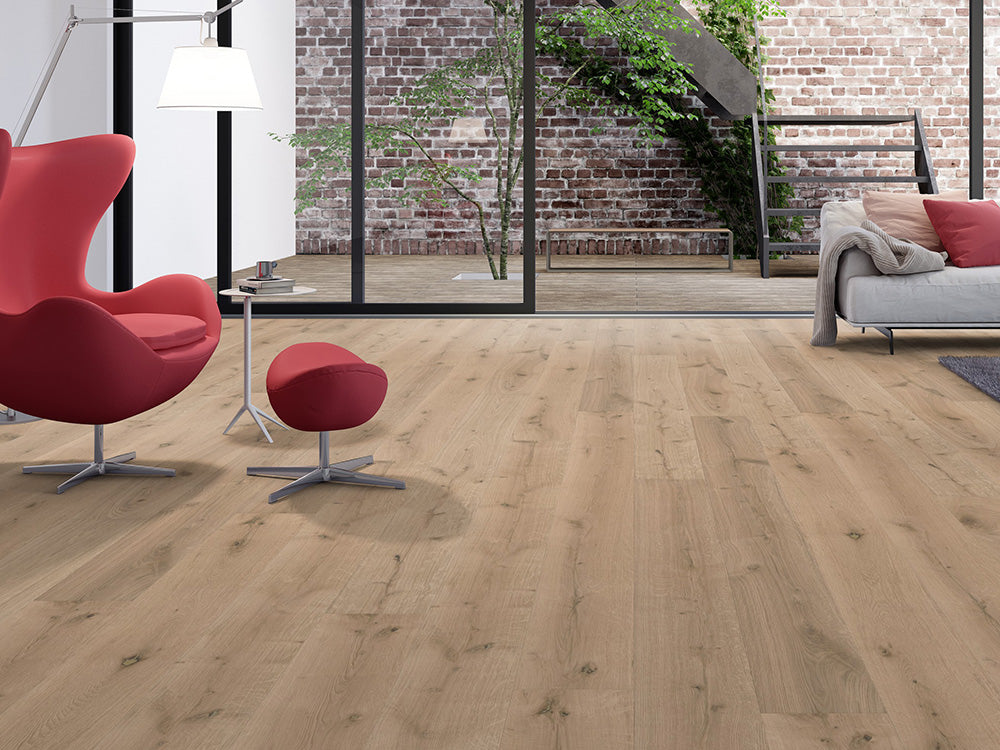 KAHRS Parkett Eiche "Prestige" Markant, invisible naturgeölt, gebürstet, Klick, 14/3x190x1900 mm, 2,888 m² / VE