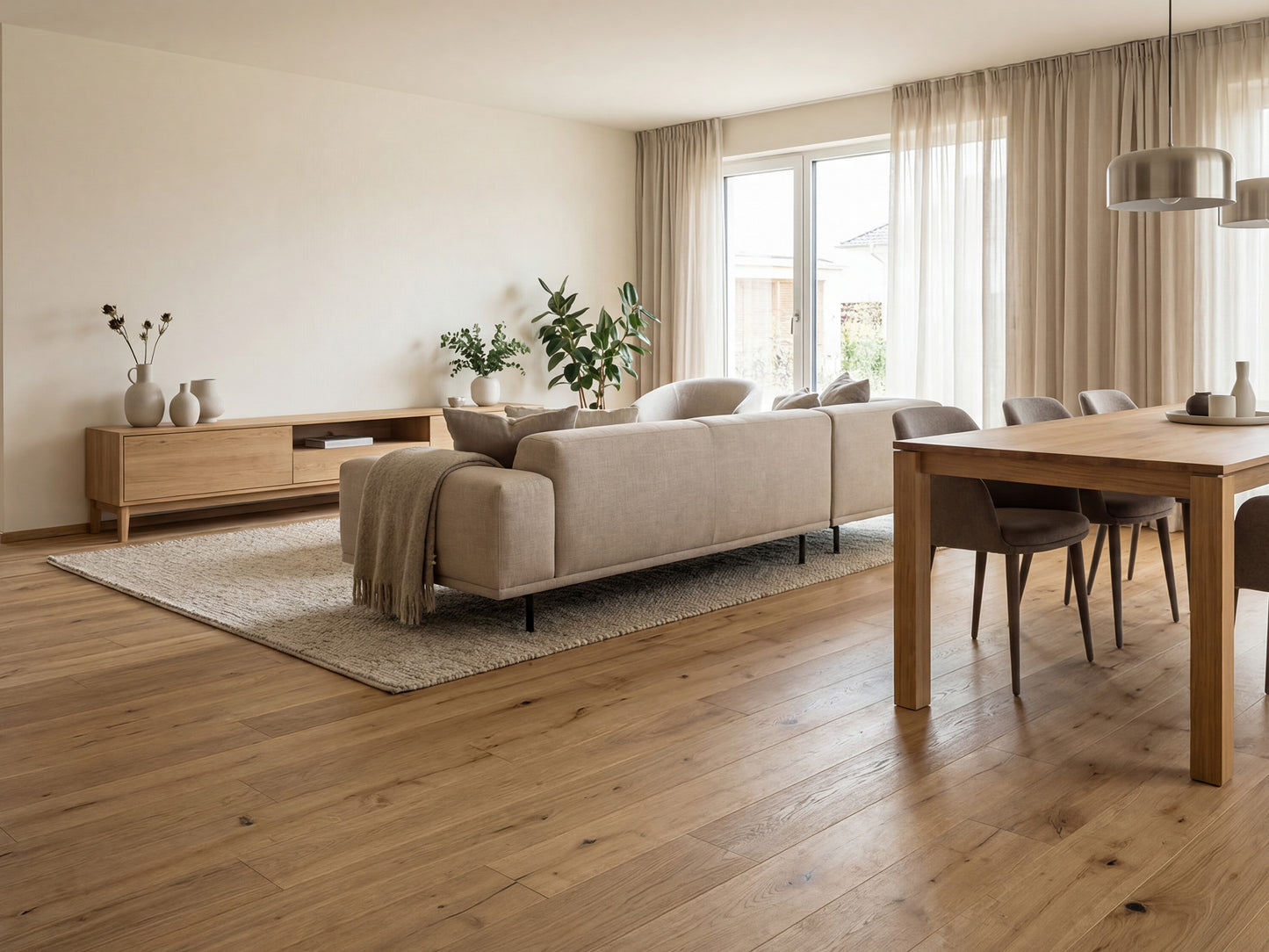 KAHRS Parkett Eiche "Prestige" Markant, naturgeölt, gebürstet, Klick, 14/3×190×1900mm, 2,888 m² / VE – Bild 7