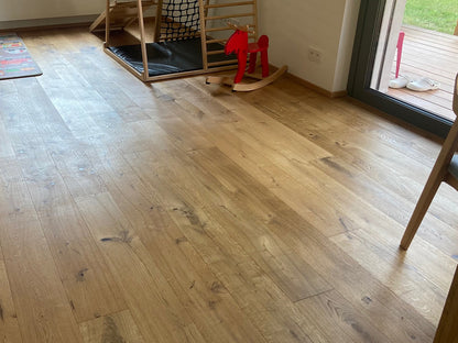 KAHRS Parkett Eiche "Prestige" Markant, naturgeölt, gebürstet, Klick, 14/3x190x1900 mm, 2,888 m² / VE