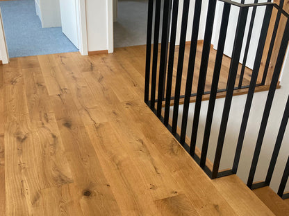 KAHRS Parkett Eiche "Prestige" Markant, naturgeölt, gebürstet, Klick, 14/3x190x1900 mm, 2,888 m² / VE