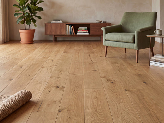 KAHRS Parkett Eiche XL "Prestige" Markant, naturgeölt, gebürstet, Klick, 15/4x260x2200 mm, 1 Paket = 3,432 m²