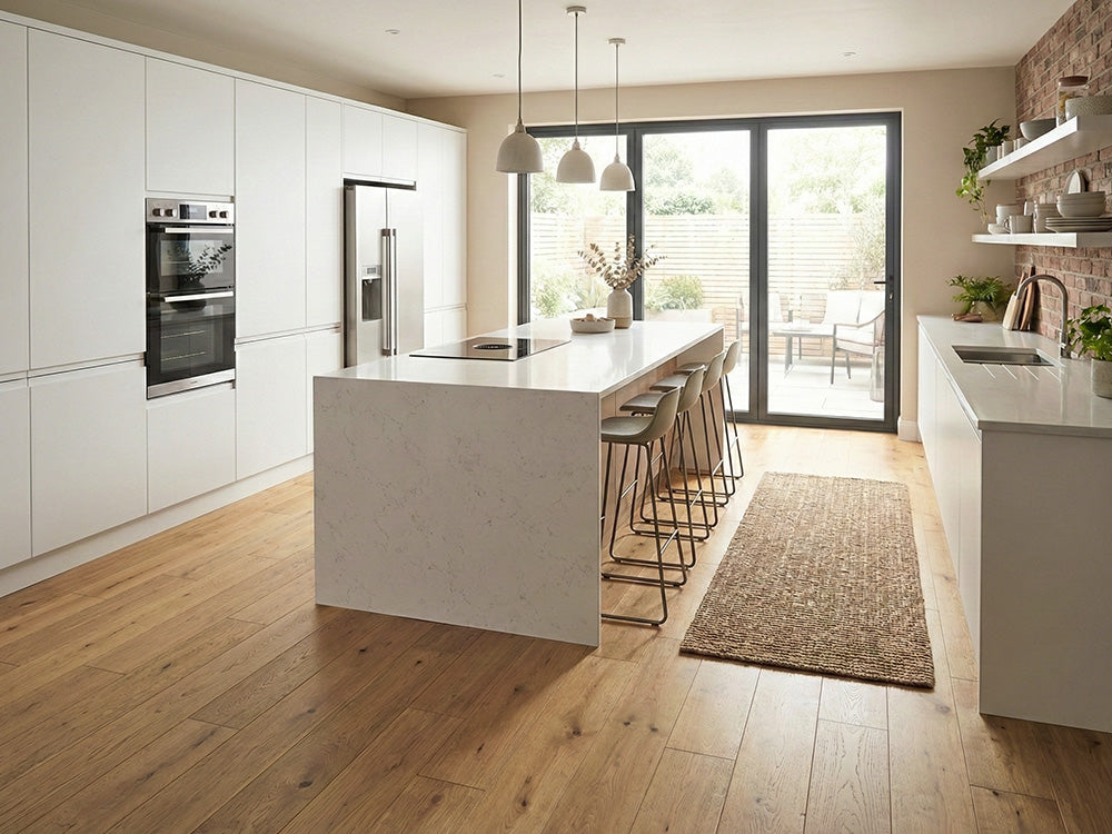 KAHRS Parkett Eiche XL "Timeless" Naturell, naturgeölt, gebürstet, Klick, 15/4x260x2200 mm, 3,432 m² / VE
