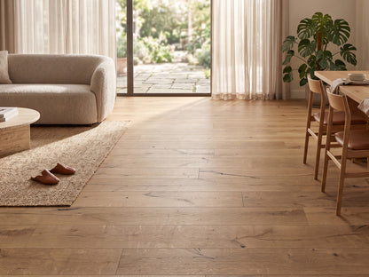 KAHRS Parkett Eiche XL "Choice" Rustikal,  naturgeölt, gebürstet, Klick, 15/4x260x2200 mm, 3,432 m² / VE