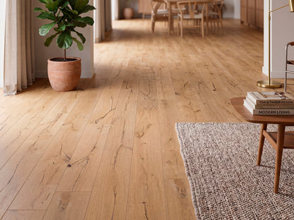 KAHRS Parkett Eiche M "Choice" Rustikal, naturgeölt, gebürstet, Klick, 14/3x150x1900 mm, 2,28 m² / VE