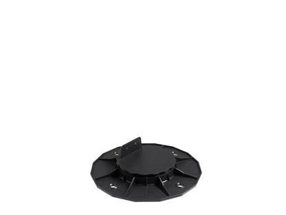 KAHRS Stelzlager, Verstellbarkeit 1,8 - 3,2 cm Polypropylen schwarz, Durchmesser 20 cm