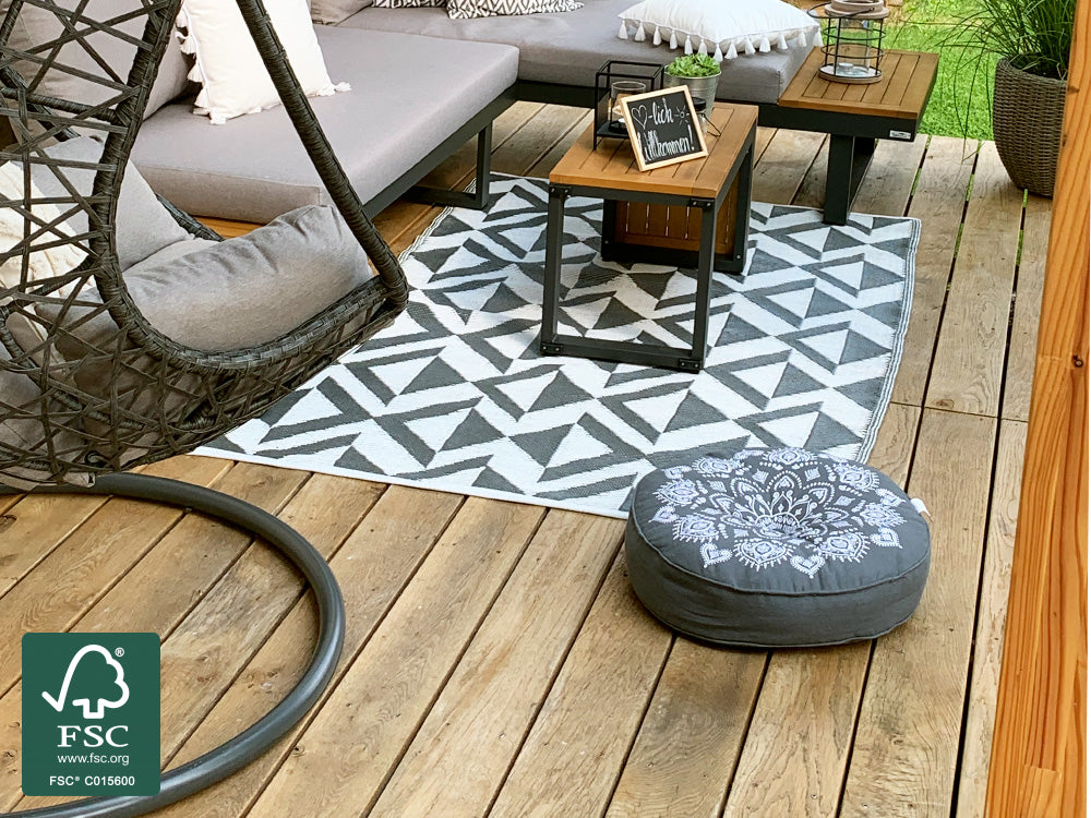 Eiche Terrassendielen, 23x140 mm KD, glatt/egalisiert *Rustikal*