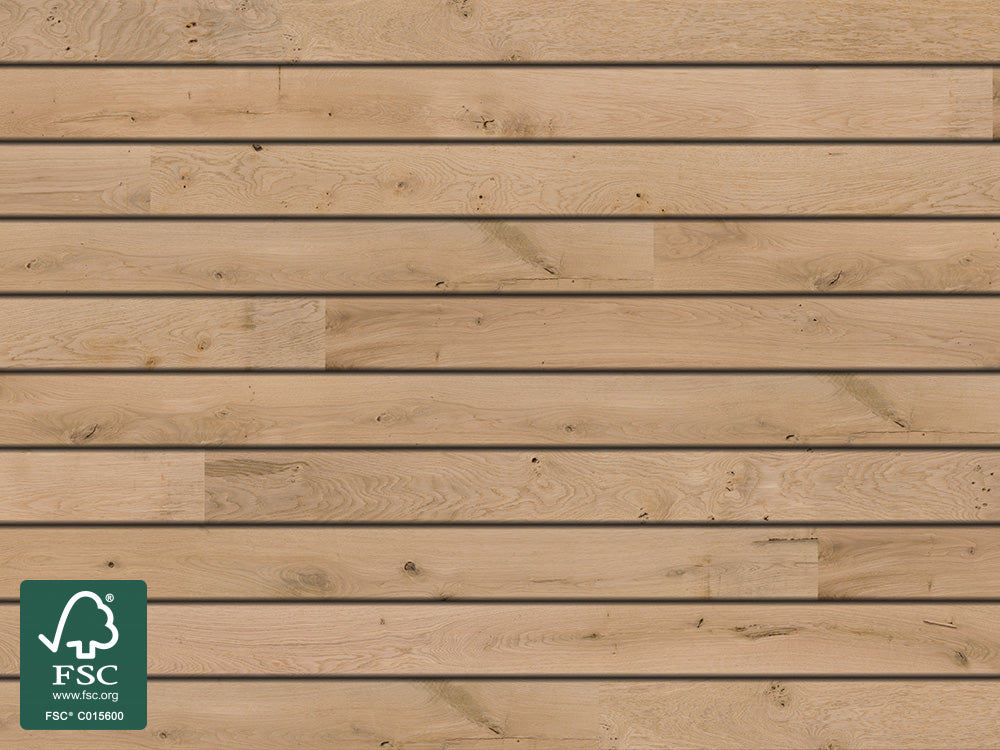 Eiche Terrassendielen, 23×140mm KD, glatt/egalisiert *Rustikal* – Bild 9
