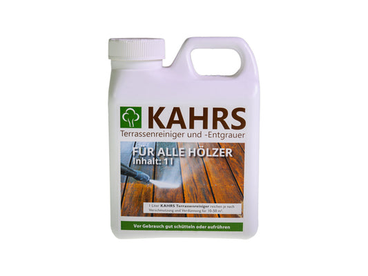 Kahrs Holzterrassen-Reiniger und Entgrauer, Konzentrat, 1L