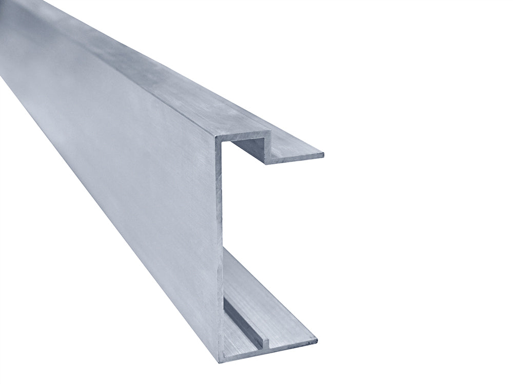 50x104 mm Alu-Trag-System, Randprofil, NATURinFORM Unterkonstruktion