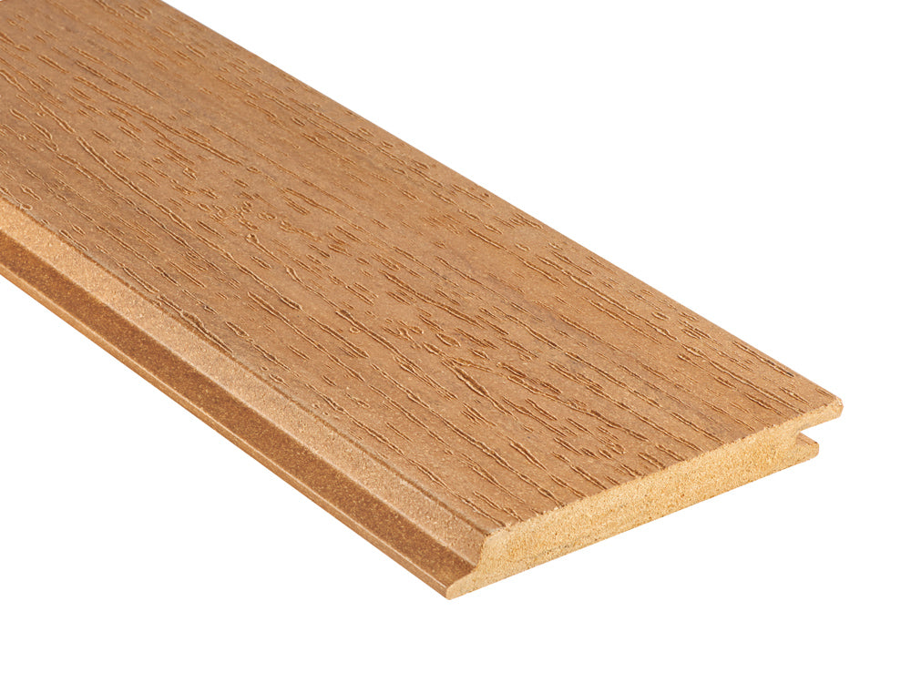 18×152mm NATURinFORM WPC Fassadenprofil, "Die Gestaltende XXL", mit Holzmaserung, leicht gebürstet, Eichenbraun, Deckmaß: 148mm – Bild 3