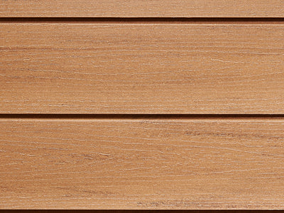 18×152mm NATURinFORM WPC Fassadenprofil, "Die Gestaltende XXL", mit Holzmaserung, leicht gebürstet, Eichenbraun, Deckmaß: 148mm